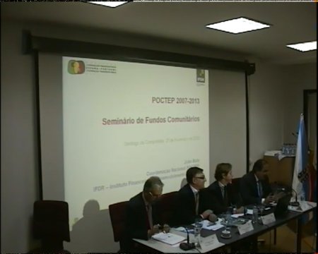 Joao Bule. Coordinador portugu&eacute;s del Poctep. - Seminario de fondos comunitarios